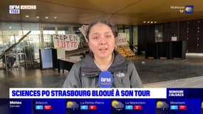 Retraites: les étudiants bloquent Sciences Po Strasbourg 