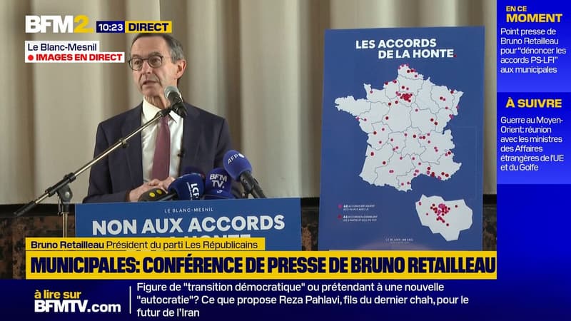 Prononciation de "Epstein", "Glucksmann" par Jean-Luc Mélenchon: Bruno Retailleau assure qu'il ne s'agit pas d'un "petit dérapage"
