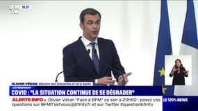 Olivier Véran : "La situation continue de se dégrader" - 08/10