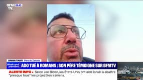 "C'est un choc pour moi": le père de Zakaria, l'adolescent tué à Romans-sur-Isère, témoigne
