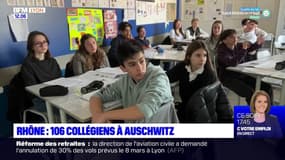 Rhône: 106 collégiens en voyage de mémoire à Auschwitz