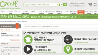 Le fabriqué en France et le developpement durable sont deux des atouts sur lesquels mise la Camif.