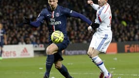 Zlatan Ibrahimovic et Christophe Jallet
