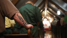 Un détenu tatoué de la prison de Wallkill dans l'Etat de New York (illustration).