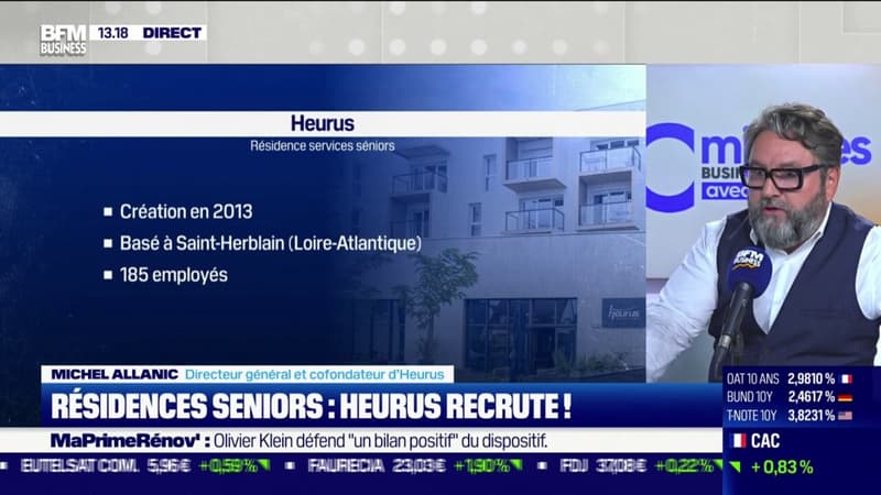 Résidences séniors: Heurus recrute sur 55 postes du personnel pour ses résidences