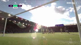 L'arrêt de Ramsdale lors de Leicester-Arsenal, le 30 octobre 2021