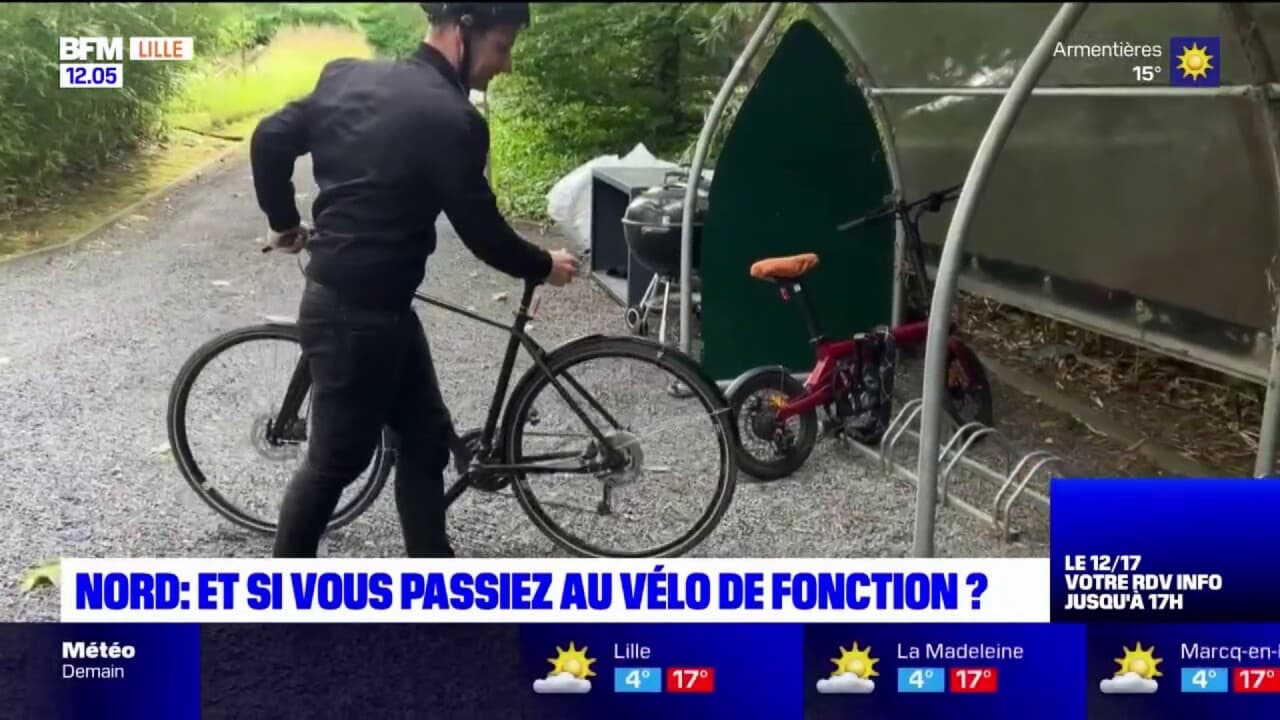 Nord le "vélo de fonction" comme alternatives aux transports en commun