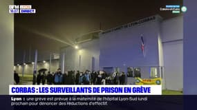 Corbas : les surveillants de prison en grève