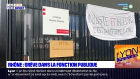 Rhône: de nombreux fonctionnaires dans les rues ce mardi pour la grève de la fonction publique