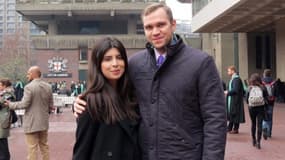 Matthew Hedges et sa femme.