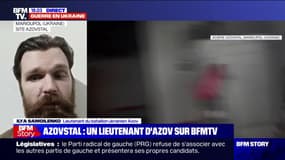 Ilya Samoïlenko, lieutenant du régiment Azov: "Il y a quelques centaines de civils qui se cachent dans l'usine" Azovstal