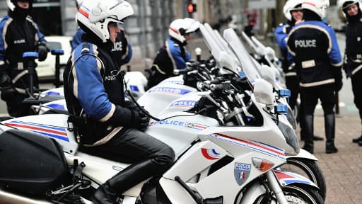 Motard de la police nationale (illustration).