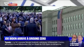 Hommage aux victimes du 11-Septembre: Joe Biden arrive à Ground Zero