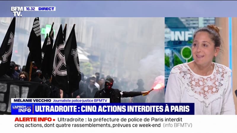 Ultradroite: cinq actions interdites par la préfecture de police de Paris