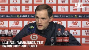 Lille-PSG : "Marquinhos c'est Ballon d'Or !" pour Tuchel