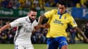 Sergio Araujo au duel avec Carvajal du Real Madrid