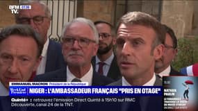 Niger: l'ambassadeur français "pris en otage" selon Emmanuel Macron