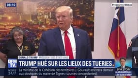 Les images de la visite contestée de Donald Trump à Dayton et El Paso après les fusillades