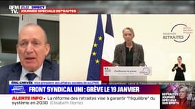 Éric Chevée (CPME) sur les retraites: "Les mouvements [de grève] nous inquiètent"