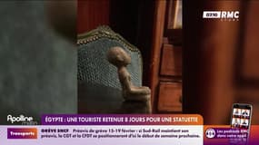 Égypte : une touriste retenue 8 jours pour une statuette