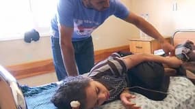 REPORTAGE - A Gaza, des Palestiniens victimes de bombardements à l'hôpital - 18/07