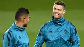 Casemiro et Cristiano Ronaldo