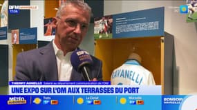 Une exposition sur l'OM est à découvrir aux Terrasses du port