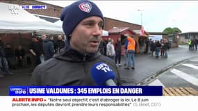 "On a cette impression de gâchis" s'exprime Diego Crispatzu, salarié de l'usine Valdunes menacée de fermeture