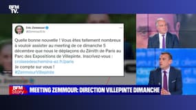 Story 2 : Le meeting d'Eric Zemmour déplacé à Villepinte - 01/12