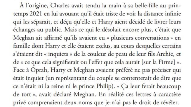 Un extrait du livre d'Omid Scobie, "Fin de règne" (Seuil).