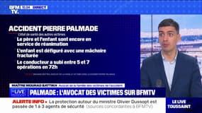 Le petit garçon de la voiture percutée par Pierre Palmade est "défiguré", selon son avocat