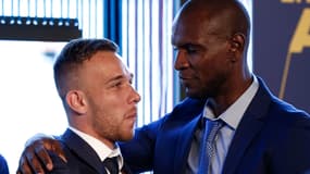 Arthur et Eric Abidal (Barça)