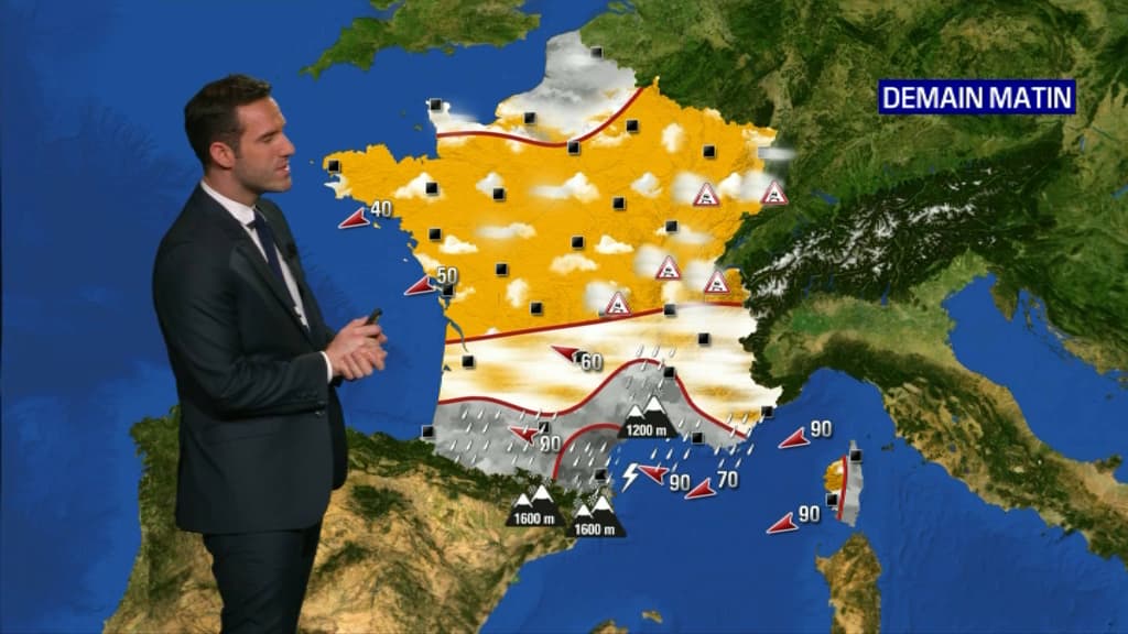 Météo de mercredi matin.