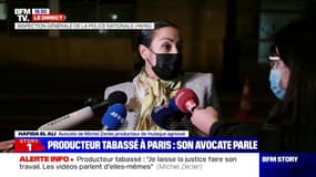 Pour l'avocate du producteur frappé par des policiers, son "client a eu la chance d'avoir ces vidéos qui permettent de dénoncer ces actes"