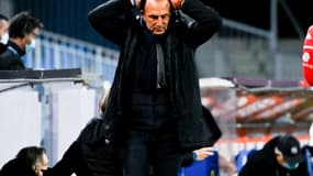 Michel Der Zakarian lors de Montpellier-Monaco