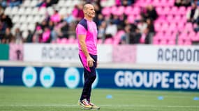 L'Anglais Paul Gustard, lorsqu'il était encore entraîneur de la défense, le 20 avril 2024, à Jean Bouin