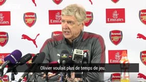 Premier League / Arsenal: Wenger explique pourquoi il a laissé partir Giroud à Chelsea