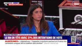 Législatives: "Demander aux Français de s'exprimer dans les urnes, ce n'est pas un danger, c'est une responsabilité", rappelle Prisca Thévenot, porte-parole du gouvernement