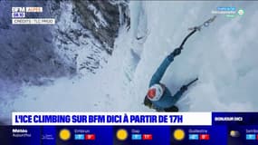 Hautes-Alpes: l'ice climbing sur BFM DICI ce vendredi soir à 17h