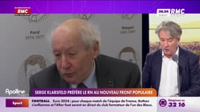 Serge Klarsfeld préfère le RN au Nouveau Front populaire