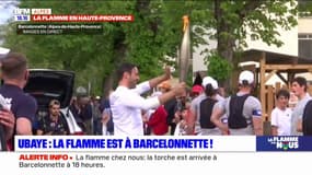 JO 2024: la flamme olympique est arrivée à Barcelonnette, le public au rendez-vous