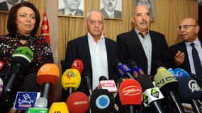 Les médiateurs du Quartet du dialogue national tunisien, photographiés en septembre 2013.