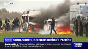 Sainte-Soline: des manifestants accusent les forces de l'ordre d'avoir bloqué l'accès aux secours