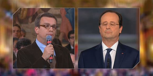 François Hollande a fermé les yeux quand il a entendu le mot ''publication''.