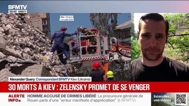 Ukraine: le bilan des frappes russes s'est alourdit à 30 morts