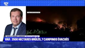 Var : 3 500 hectares brûlés, 7 campings évacués - 17/08