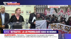 Mathilde Panot (LFI): "Les institutions de la Ve République permettent la décision d'un homme seul contre l'ensemble d'un peuple"