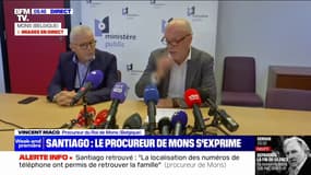 Vincent Macq (procureur du Roi de Mons, en Belgique), sur l'arrestation des parents de Santiago: "L'interpellation s'est passée sans heurts"