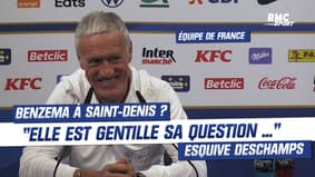 Équipe de France : "Elle est gentille sa question" Deschamps esquive bien une interrogation sur Benzema