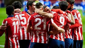 Les joueurs de l'Atlético